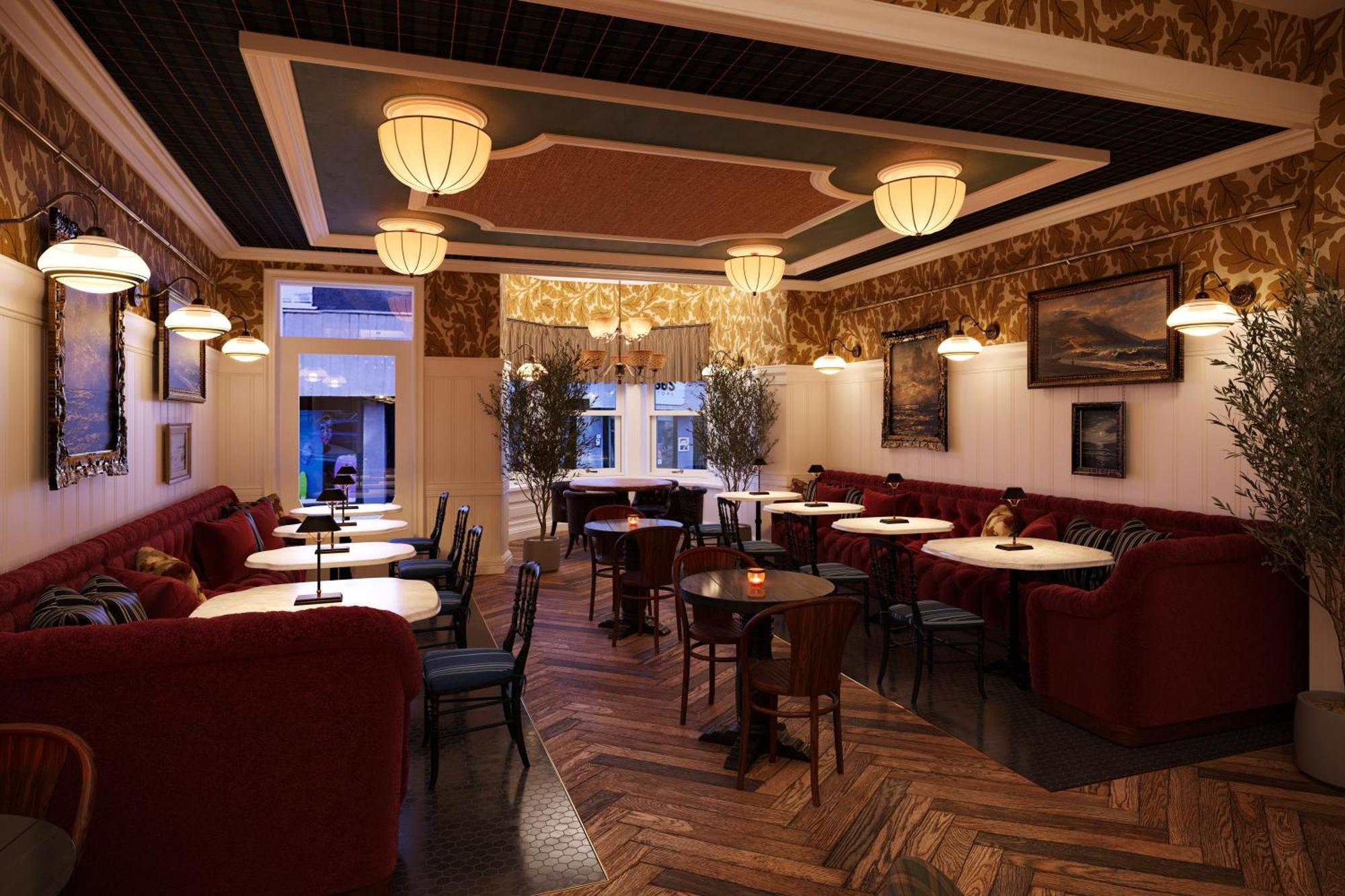 Portrush Adelphi Exterior foto Interior of the restaurant